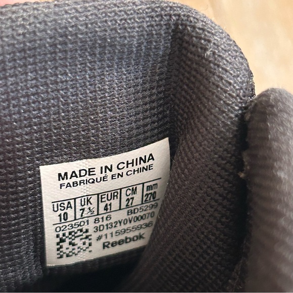 Reebok CrossFit Lifter 2.0 Men’s 10 Black Gum Strap Weightlifting Shoes - Picture 11 of 12